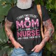 Pink Leopard I Have Two Titles Mom And Nurse Mom T-Shirt Gifts for Old Men
