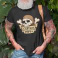 Pirate Captain Poppa Halloween Unisex T-Shirt Gifts for Old Men