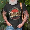 Poppy The Man The Myth The Legend Funny Fathers Day Gift For Mens Unisex T-Shirt Gifts for Old Men