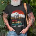 Pops The Man Gifts, Papa The Man Myth Legend Shirts