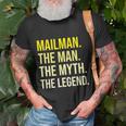 Mailman Gifts, Papa The Man Myth Legend Shirts