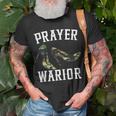Prayer Warrior Camouflage For Religious Christian Soldier Unisex T-Shirt Gifts for Old Men