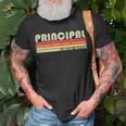 Principal Job Title Profession Birthday Worker Idea T-Shirt Gifts for Old Men