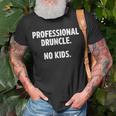 Professional Drinking Drunk Uncle DruncleGift For Mens Unisex T-Shirt Gifts for Old Men