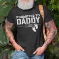 Mens Promoted To Daddy 2022 For New Dad First Time Dad T-Shirt Gifts for Old Men