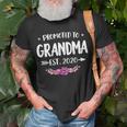 Promoted To Grandma Est 2020 New Mom Gift First Grandma Unisex T-Shirt Gifts for Old Men