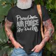 Proud Air Force Step Dad Air Force Graduation Usaf Step Dad Unisex T-Shirt Gifts for Old Men