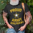 Proud Army Girlfriend Military Soldier Army Girlfriend Gift For Womens Unisex T-Shirt Gifts for Old Men