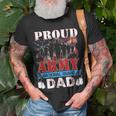Proud Army National Guard Dad Fathers Day Veteran Unisex T-Shirt Gifts for Old Men