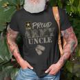 Proud Army Uncle Military Pride Unisex T-Shirt Gifts for Old Men