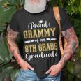 Proud Grammy Of 2023 8Th Grade Graduate Middle School Family Unisex T-Shirt Gifts for Old Men