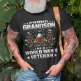 Proud Grandson Of A World War 2 Veteran Military Vets Family T-shirt Gifts for Old Men