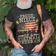 Proud Niece Vietnam War Veteran For Matching With Niece Vet T-Shirt Gifts for Old Men