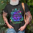 Proud Uncle Senior Class Of 2023 School Graduate Family Unisex T-Shirt Gifts for Old Men