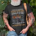 I Would Rather Stand With God Christian Knight Templar Lion T-Shirt Gifts for Old Men