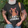 Ratten-Liebhaber Käsefinder Ratte T-Shirt, Nagerbesitzer Design Geschenke für alte Männer