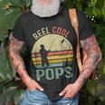 Reel Cool Pops Fishing Dad Gifts Fathers Day Fisherman Unisex T-Shirt Gifts for Old Men