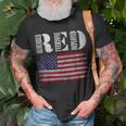 Remember Everyone Deployed Red Friday Us Military Support Unisex T-Shirt Gifts for Old Men