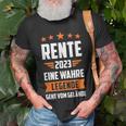 Rentner 2023 Eine Legende Geht In Rente V2 T-Shirt Geschenke für alte Männer