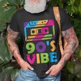Retro Aesthetic Costume Party Outfit - 90S Vibe Unisex T-Shirt Gifts for Old Men