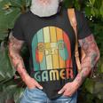 Retro Gamer Video Games Player For Game Player Gamer Dad T-Shirt Gifts for Old Men