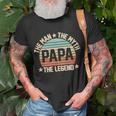 Vintage Gifts, Papa The Man Myth Legend Shirts