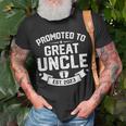 Retro Promoted To Great Uncle Est 2023 Men Family Gift For Mens Unisex T-Shirt Gifts for Old Men