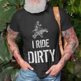 I Ride Dirty Lustiges Atv Quad Biker Offroad Und 4X4 T-Shirt Geschenke für alte Männer