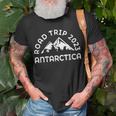 Road Trip 2023 Antarctica - Penguin Mountain Scene Unisex T-Shirt Gifts for Old Men