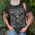 Rockin Since 1963 59 Years Old 59Th Birthday Classic Unisex T-Shirt Gifts for Old Men