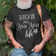 Rockin This Yia Yia Life Greece Greek Grandma Unisex T-Shirt Gifts for Old Men