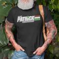 Saint Patricks Day Real Irish Hero Retro Military T-shirt Gifts for Old Men