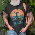 Sandy Balls For A Beach Volleyball Player Unisex T-Shirt Gifts for Old Men
