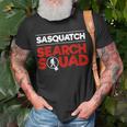 Sasquatch Search Squad Bigfoot Hunter Unisex T-Shirt Gifts for Old Men