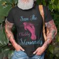 Save The Chubby Mermaids Funny Love Manatee Unisex T-Shirt Gifts for Old Men