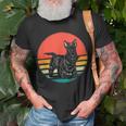 Scottish Terrier Hundeliebhaber Im Retro-Stil 70Er-Jahre T-Shirt Geschenke für alte Männer