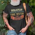 Sebastian Der Mann Mythos Legende T-Shirt, Personalisiert Geschenke für alte Männer