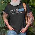 Service First Pm Unisex T-Shirt Gifts for Old Men