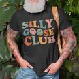 Silly Goose Club Silly Goose Meme Smile Face Trendy Costume Unisex T-Shirt Gifts for Old Men