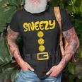 Sneezy Halloween Zwerg-Kostüm Farblich Passend T-Shirt Geschenke für alte Männer