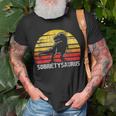 Sobrietysaurus - Sober Sobriety Anniversary Recovery Aa Na Unisex T-Shirt Gifts for Old Men