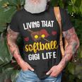 Softball Gigi Life | Baseball Lover Softball Grandma Gigi Unisex T-Shirt Gifts for Old Men