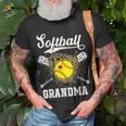 Softball Grandma Leopard Game Day Softball Mother’S Day Unisex T-Shirt Gifts for Old Men