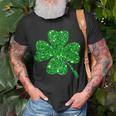 Sparkle Clover Shamrock Irish For St Patricks & Pattys Day T-shirt Gifts for Old Men
