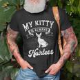 Sphynx Cat Kitty Always Hairless Animal Breeder Pet Lover Unisex T-Shirt Gifts for Old Men