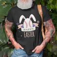Sport Bunny Baseball Easter Day Egg Rabbit Baseball Ears Funny Unisex T-Shirt Gifts for Old Men