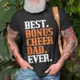 Step Dad Step Father Best Bonus Cheer Dad Ever Gift For Mens Unisex T-Shirt Gifts for Old Men