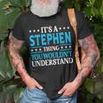 Stephen Personal Name Stephen T-Shirt Gifts for Old Men