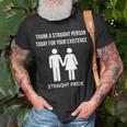 Straight Pride Proud To Be StraightIm Not Gay Unisex T-Shirt Gifts for Old Men