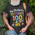 My Students Survived 100 Days Of Me 100 Days School Teachers T-Shirt Gifts for Old Men